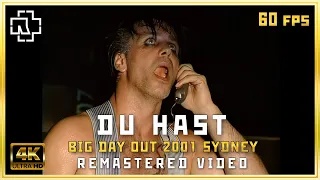 Rammstein - Du Hast 4K with subtitles Big Day Out Festival Sydney 2001 60fps remastered