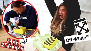 i pranked my bff w/ a FAKE designer bag for christmas!! vlogmas day 12