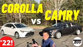 Comparing 2022 Camry LE vs Corolla LE: I Compare So You Can Decide!