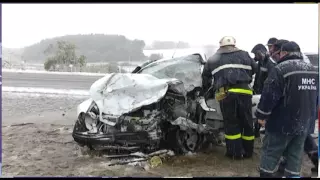 У Немирівському районі в аварії загинув водій Daewoo Lanos та його пасажирка