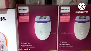 Philips silkepil Philips hair remover original silkepil new model best quality review and unboxing