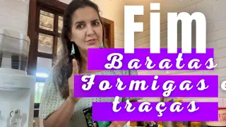 COMO SUMIR DE VEZ COM BARATAS, FORMIGAS E TRAÇAS (menos de 10 reais) FIM DOS INSETOS! Receita potent