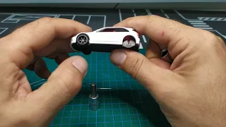 Hot Wheels '99 Honda Civic Type R swap свап колёс на резину разборные оси