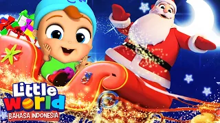 Jingle Bells Bersama Sinterklas | Lagu Natal Anak | Little World Bahasa Indonesia