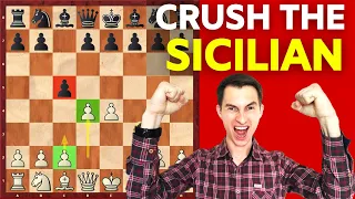 CRUSH the Sicilian Defense with Smith-Morra Gambit | Tricks & Traps