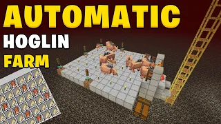 Best Hoglin Farm in Minecraft 1.20.6