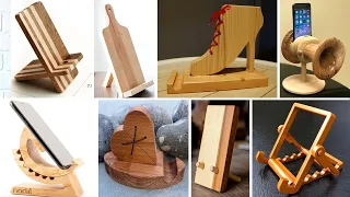 Wooden Phone Holder / Phone Stand Ideas