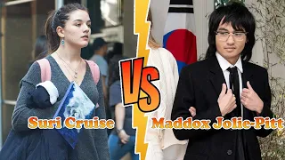 Suri Cruise (Tom Cruise's Daughter) VS Maddox Jolie-Pitt (Jolie Pitt's Son) Transformation ★ 2023