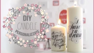 DIY Candele personalizzate in 3 minuti - PJM