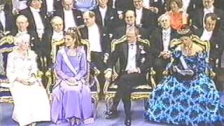 The royal family at the Nobel Prize in 1997