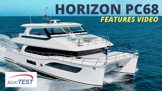 Horizon PC68 (2023) Inspection Video by Boattest.com