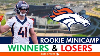 Denver Broncos Rookie Minicamp Winners & Losers Ft. Drew Sanders & Marvin Mims
