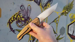 Нож Чебуркова Медведь Limited M398 топовый клинок титановая рукоять с анодированием Russia