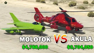 GTA 5 ONLINE : MOLOTOK VS AKULA (WHICH IS BEST?)