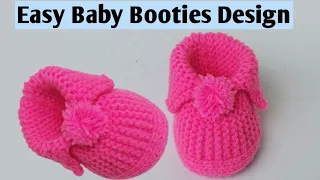 Latest baby socks design/baby booties knitting tutorial/baby woolen shoes knitting design