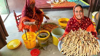 Sindhi Traditional Receipe Beh (بھہ) Lotus 🪷 Roots || Village Traditional Food Beh Recipe