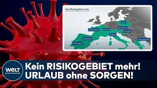 CORONA-RISIKOGEBIETE: Keine Covid-19-Risikostufe mehr für einige beliebte deutsche Urlaubsländer