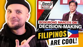BongBong Marcos | The Deep Probe: The SMNI Presidential Candidates FULL Interview | HONEST REACTION