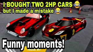 I bought two 2hp cars, and more Funny moments! | Car Parking Multiplayer