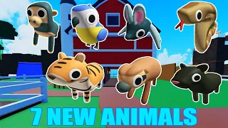 How to get ALL 7 NEW ANIMALS in FIND THE ANIMALS || Roblox