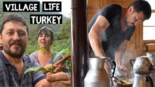 LIVING with a TURKISH FAMILY at a TEA HOUSE IN ARTVIN