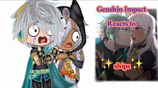 Genshin Impact reacts to Ships ||Gacha Club|| //My AU// (ft. Genshin Impact) (part 3) READ DESC