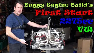 First run 2276cc VW engine (the Dune buggy engine build)