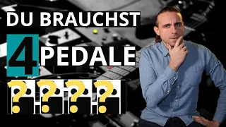 Diese 4 Pedale braucht jeder E-Gitarre Anfänger