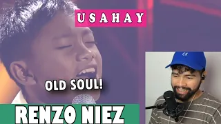 RENZO NIEZ singing "USAHAY" The Voice Kids PH 2023 - SINGER HONEST REACTION