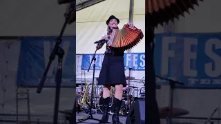 Mollie B plays 14 instruments IN ONE SONG and singing with SqueezeBox (2018)