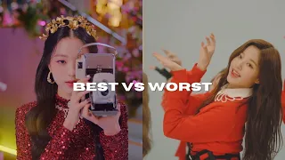 kpop groups BEST vs WORST title tracks