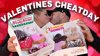 VALENTINES CHEATDAY - Krispy Kreme, Dunkin Donuts, Chick-fil-a, Cookies, pizza etc..