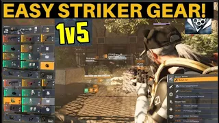 How I build my Striker in Division 2 PVP Dark Zone Solo Game play and Builds 2024