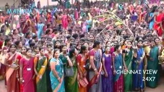Valliammal College Pongal Day Celebration | @CHENNAIVIEWS