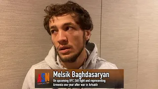 Melsik Baghdasaryan On UFC 268, Fighting One Year After War In Artsakh