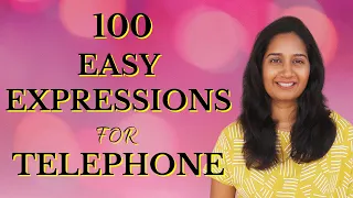 100 useful expressions for telephone conversations | Daily life sentences to speak confident English