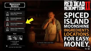Spiced Island Moonshine Ingredient Locations for Easy Money in Red Dead Online