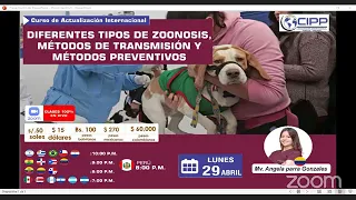 CURSO: CURSO: DIFERENTES TIPOS DE ZOONOSIS, MÉTODOS DE TRANSMISION Y METODOS PREVENTIVOS