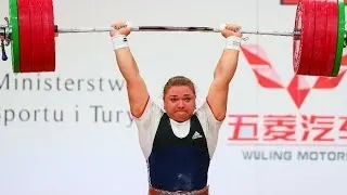 2013 World Weightlifting Championships Women's +75 kg Clean and jerk