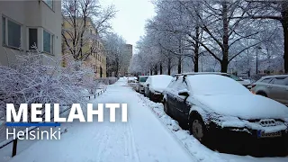 Winter Walk in Meilahti, Helsinki Finland ( 5 January 2022 )