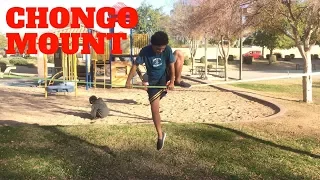 Slackline Tutorial: How To Chongo Mount