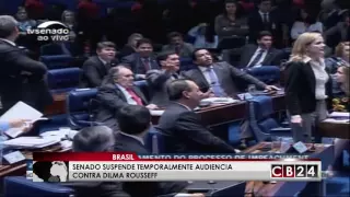 Brasil: Senado suspende temporalmente audiencia contra Dilma Rouseff