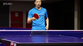 Ma Long Backhand technique in slow motion - Table Tennis