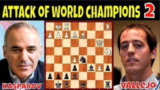 Ang lalim ng ATAKE  ni GM Garry Kasparov! || GM Vallejo vs. GM Kasparov || Linares 2005 || # 342