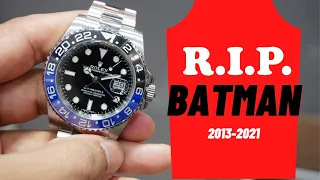Why Rolex Just Killed The Value Of The Batman 116710  | Rolex Releases 2021