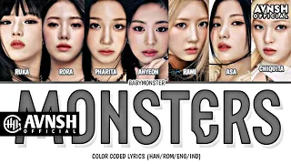 BABYMONSTER (베이비몬스터) - 'MONSTERS' Color Coded Lyrics (Han/Rom/Eng/Ind) EP.20
