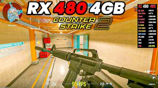 Counter Strike 2 Test on RX 480 4gb - All Setting - 1080p