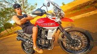 FINALMENTE ESTOU DOMINANDO A TIGER 800!