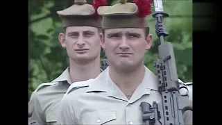 British Forces Beating Retreat in Hong Kong 1997