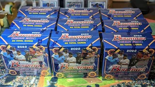 2022 Bowman Mega Box Rip Mojos Only: 18 Mojo Packs (3 Autos & 3 Parallels!)